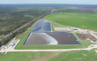 Overhead view of Chesapeake Utility Corporation's RNG production facility at Full Circle Dairy in Lee, FL.